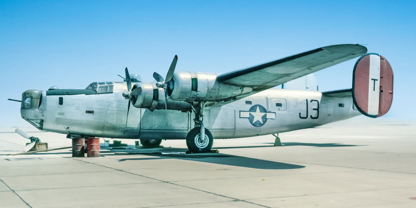 "Down for Repairs" - Consolidated B-24J Liberator