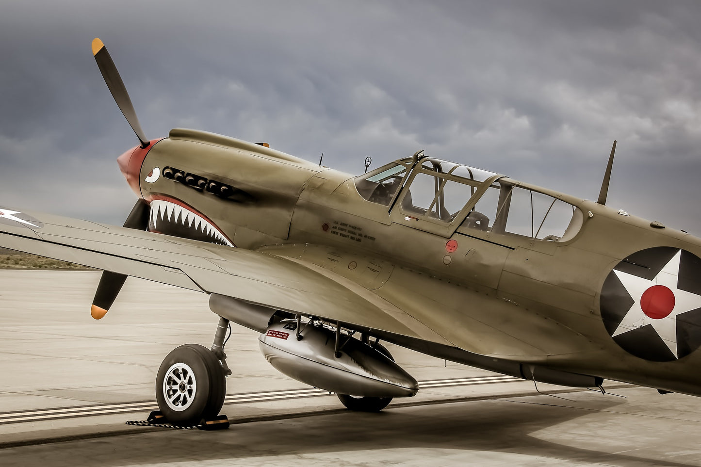 "Sleeping Tiger" - Curtiss P-40E Warhawk